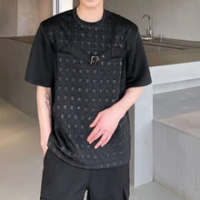 Load image into Gallery viewer, Diamond Print Buckle T-shirt