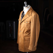 Load image into Gallery viewer, Italian Vintage Faux Suede Casual Slim Jacket