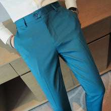 Load image into Gallery viewer, Casual Slim-fit Drape Suit Trousers