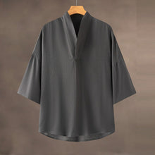Load image into Gallery viewer, Retro-style Loose V-neck Shirt