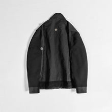 Load image into Gallery viewer, Stand Collar Fake Two Piece Loose Jacket