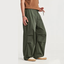 Load image into Gallery viewer, Loose Casual Multi-pocket Straight Wide-leg Trousers