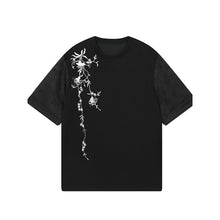 Load image into Gallery viewer, Embroidered Crew Neck Loose Short Sleeve T-shirt
