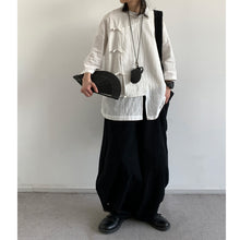 Load image into Gallery viewer, Loose Vintage Cotton and Linen Shirt Top