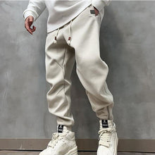 Load image into Gallery viewer, Loose Mid-rise Casual Zippered Sweatpants