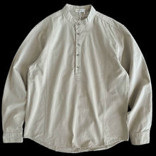 Load image into Gallery viewer, Heavyweight Japanese-style Henley Collar Long-sleeved Shirt