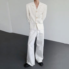 Load image into Gallery viewer, Tweed Loose-fitting Suit Collar Jacket