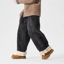 Load image into Gallery viewer, Thickened Reversible Corduroy Trousers