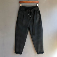 Load image into Gallery viewer, Striped Loose Harem Pants