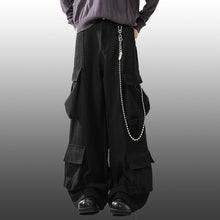 Load image into Gallery viewer, Multi-Pocket Cargo Wide-Leg Casual Pants