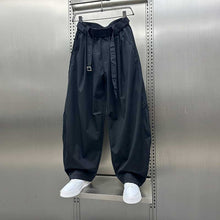 Load image into Gallery viewer, Loose-fitting Curved Elastic Waist Casual Pants