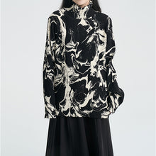 Load image into Gallery viewer, Printed Turtleneck Shirt