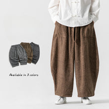 Load image into Gallery viewer, Retro Thick Woolen Loose Bloomers