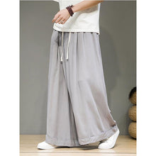 Load image into Gallery viewer, Cotton And Linen Casual Straight Pants
