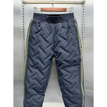Load image into Gallery viewer, Warm Cotton Loose Striped Thick Tapered Pants