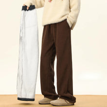 Load image into Gallery viewer, Thick Cotton Casual Corduroy Straight Wide-leg Pants