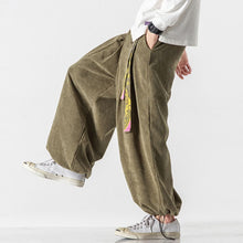 Load image into Gallery viewer, Loose Corduroy Casual Straight Pants