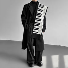 Load image into Gallery viewer, Jacquard Scarf Over-the-knee Wool Coat