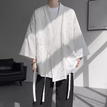 Load image into Gallery viewer, Zen-inspired Tie-up Three-quarter Sleeve Shirt