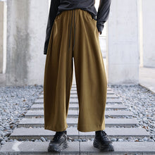Load image into Gallery viewer, Corduroy Loose High Waist Pants