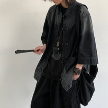 Load image into Gallery viewer, Vintage Loose Buttoned Denim Top