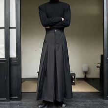 Load image into Gallery viewer, Retro Wide Leg Trousers Pleated A-line Culottes

