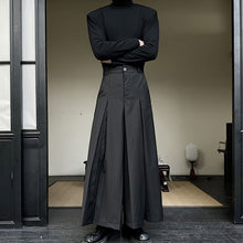 Load image into Gallery viewer, Retro Wide Leg Trousers Pleated A-line Culottes