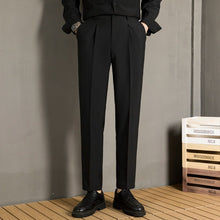 Load image into Gallery viewer, Slim-Fit Fluid Straight-Leg Suit Trousers