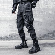 Load image into Gallery viewer, Dark Functional Ribbon Overalls