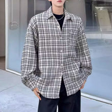 Load image into Gallery viewer, Retro Plaid Wool Casual Shirt