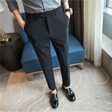 Load image into Gallery viewer, Casual Pants Thin Striped Slim Fit Trousers