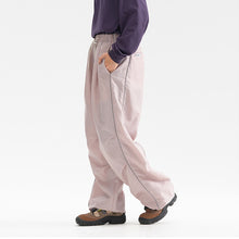 Load image into Gallery viewer, Pleated Quick-drying Reflective Strip Loose Drawstring Pants