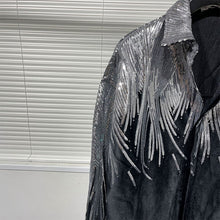 Load image into Gallery viewer, Embroidered Sequin Shirt