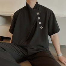 Load image into Gallery viewer, Irregular Loose Button-down Shirt