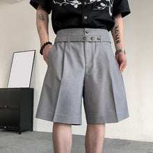 Load image into Gallery viewer, Keyhole Drawstring Casual Shorts