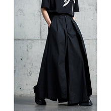 Load image into Gallery viewer, Multi-piece Fake Two-piece Wide-leg Culottes Samurai Pants