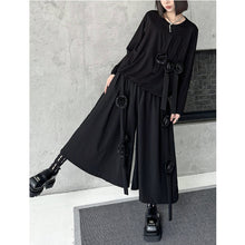 Load image into Gallery viewer, Three-dimensional Flower Loose Two-piece Suit