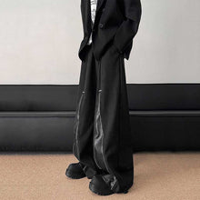 Load image into Gallery viewer, American Style Loose Leather Wide-leg Pants