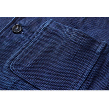 Load image into Gallery viewer, Botanical Indigo-dyed Work Jacket