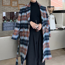 Load image into Gallery viewer, Winter Plaid Trench Coat