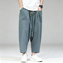 Load image into Gallery viewer, Drop-crotch Loose Lantern Harem Pants
