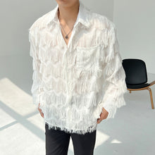Load image into Gallery viewer, Three-dimensional Wave Tassel Shirt