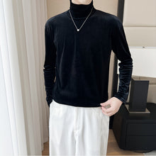 Load image into Gallery viewer, Velvet Turtleneck Bottoming Shirt
