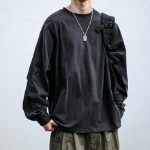 Load image into Gallery viewer, Loose Washed Crew Neck Casual Sweatshirt
