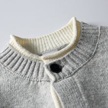 Load image into Gallery viewer, Japanese Faux Two-piece Loose Casual Knit Cardigan