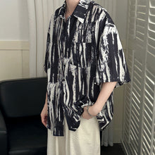 Load image into Gallery viewer, Tie-dyed Ice Silk Drape Loose Shirt