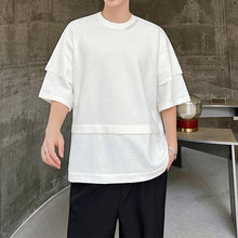 Load image into Gallery viewer, Patchwork Beaded Short Sleeve T-Shirt