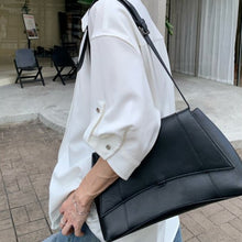 Load image into Gallery viewer, Pleated V-neck Loose Shirt with Three-quarter Sleeves