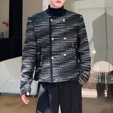 Load image into Gallery viewer, Metal Button Wool Webbing Loose Jacket