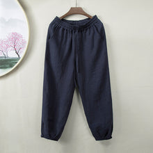Load image into Gallery viewer, Summer Linen Lace-Up Trousers